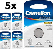 5 Stuks - Camelion CR2016 Professional Electronics 3V 90mAh Lithium knoopcel