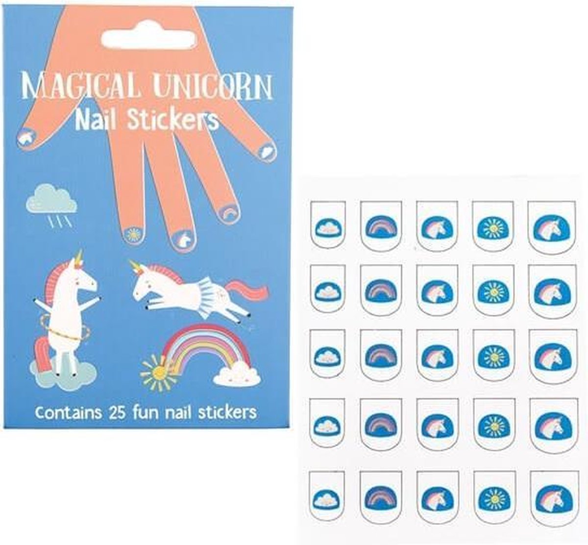 Nagelstickers eenhoorn - Rex London