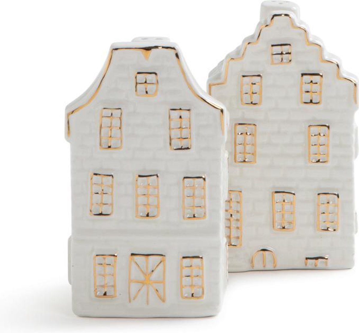 Peper en zoutstel - hoogte 8 cm - peper en zout set - &Klevering - typisch Nederlands - housewarming cadeau