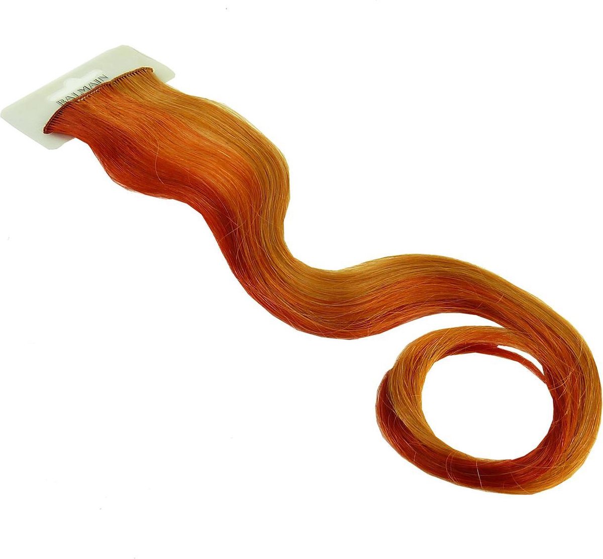 Balmain Double Hair Color Extension 40cm Clip voor echt haar kleur selectie - Flame