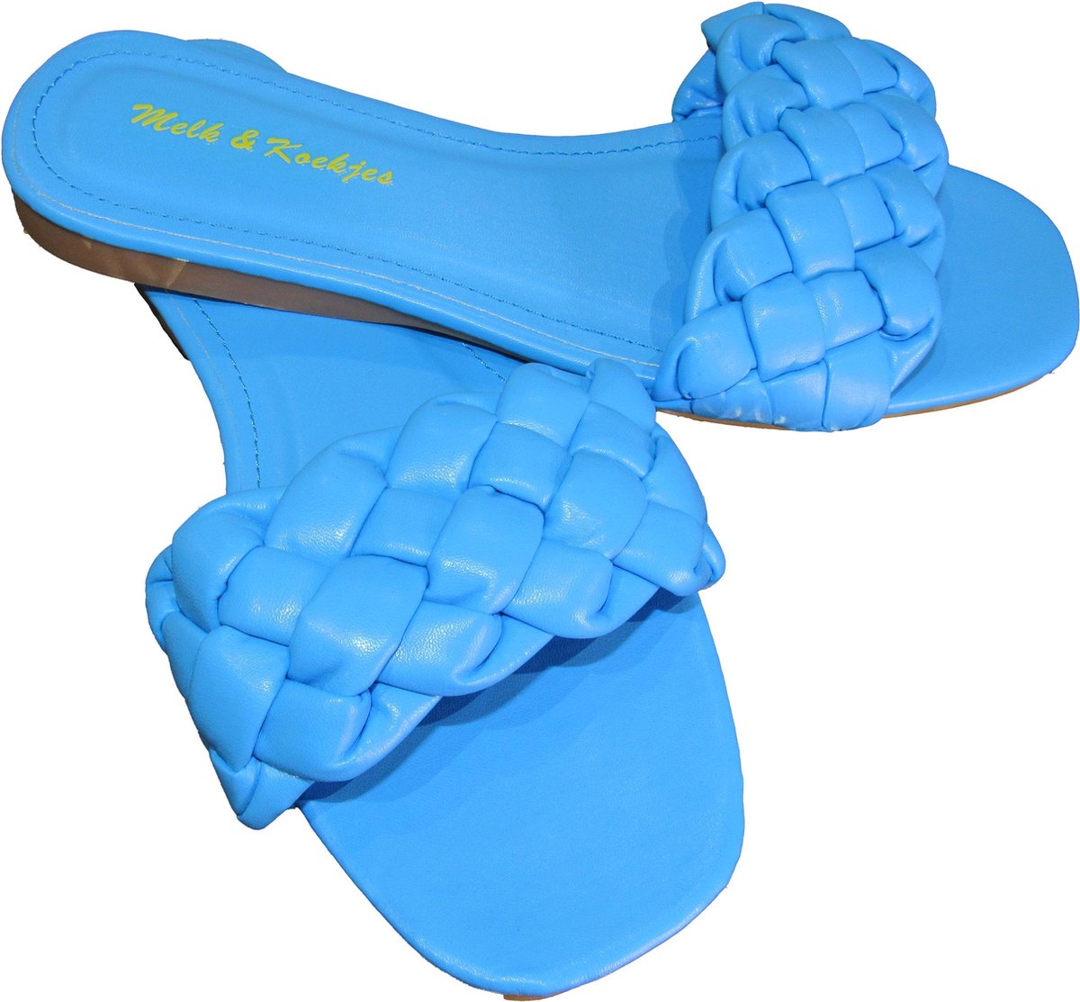 ZOMERSE SLIPPERS BLAUW MAAT 40