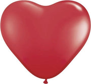 Hartballonnen XL Rood 90 cm - 2 stuks
