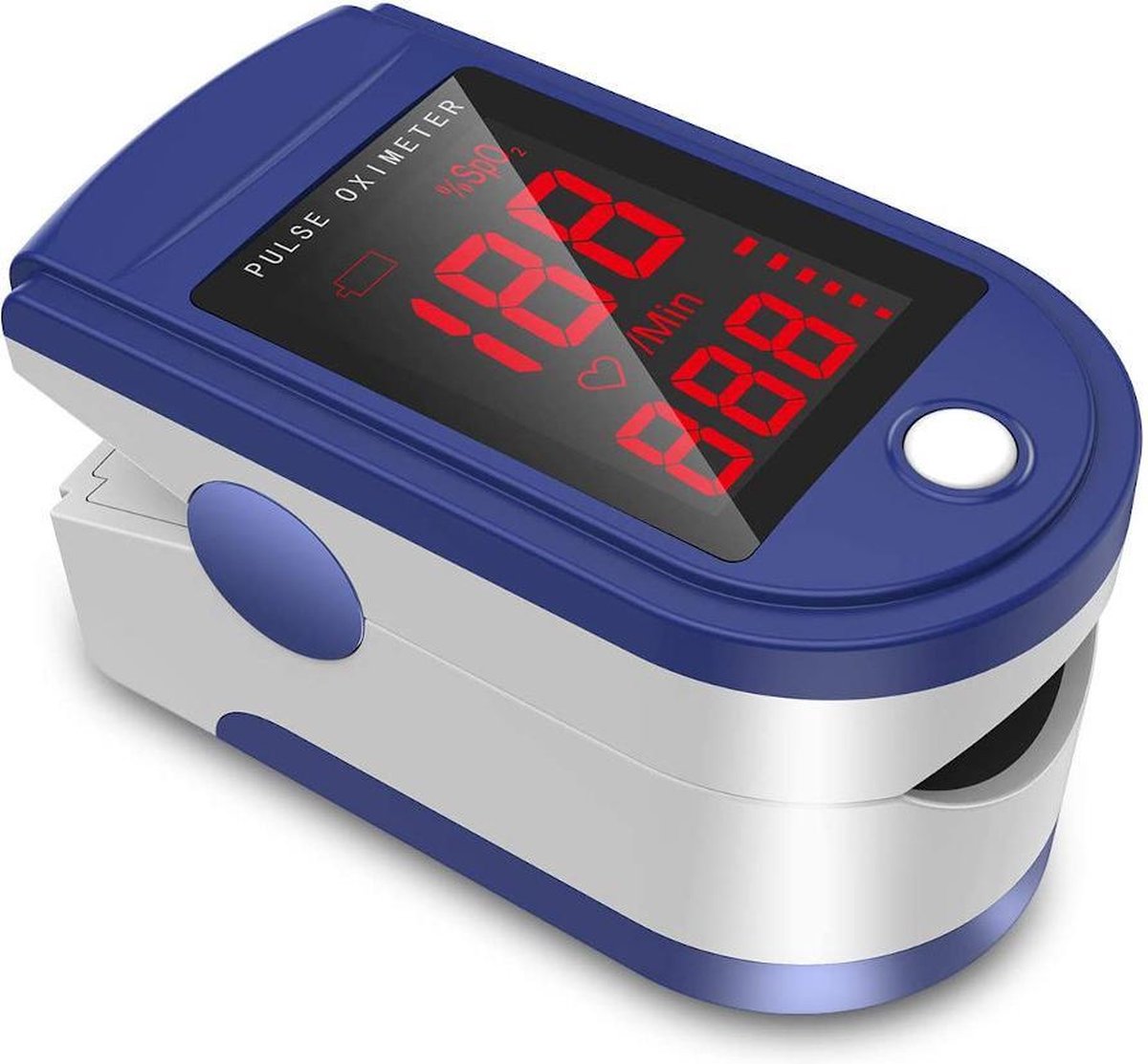 Professionele Pulsoxymeter - Saturatiemeter - Oximeter - Hartslagmeter - SpO2 - Zuurstofmeter - HD Led Display