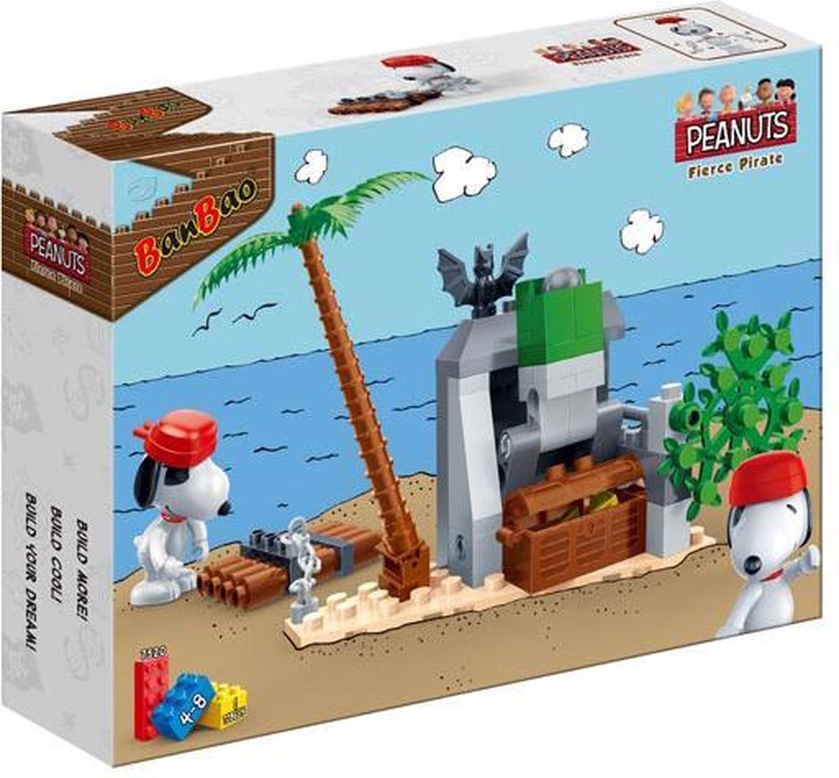 Banbao Snoopy Onbewoond Eiland-7520