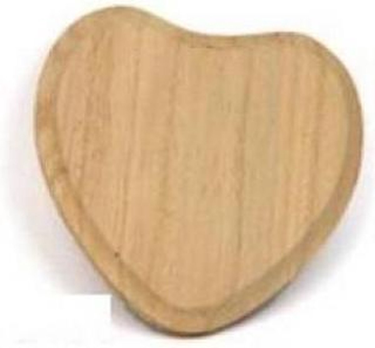Houten paneel hart vorm klein  13cm