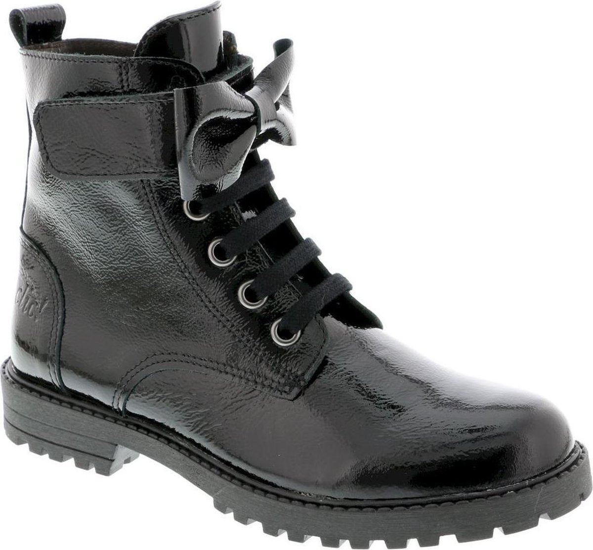 clic lak veterboot met strik