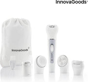 InnovaGoods 5 in 1 Verzorgings set - Verzorgingsset dames - Multifunctionele schoonheidsset - Pedicureset elektrisch - Pedicureset - Pedicure apparaat
