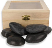 Ruben Robijn Basalt hotstone setje 5-7 cm