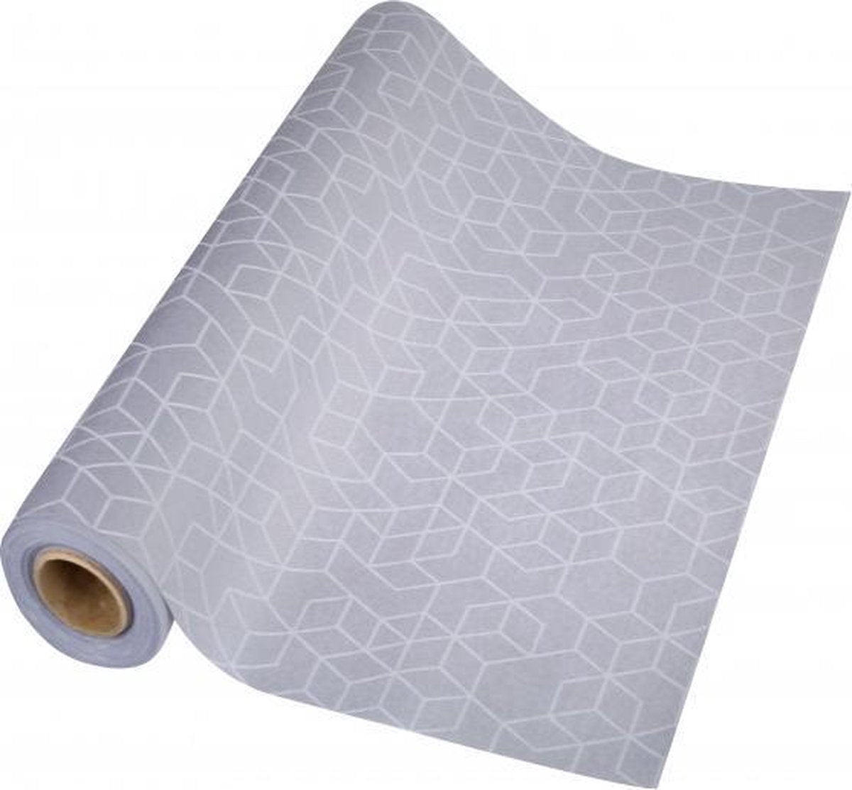 GALA Tafelloper Geo Aluminium 40cm x 10m Dessin