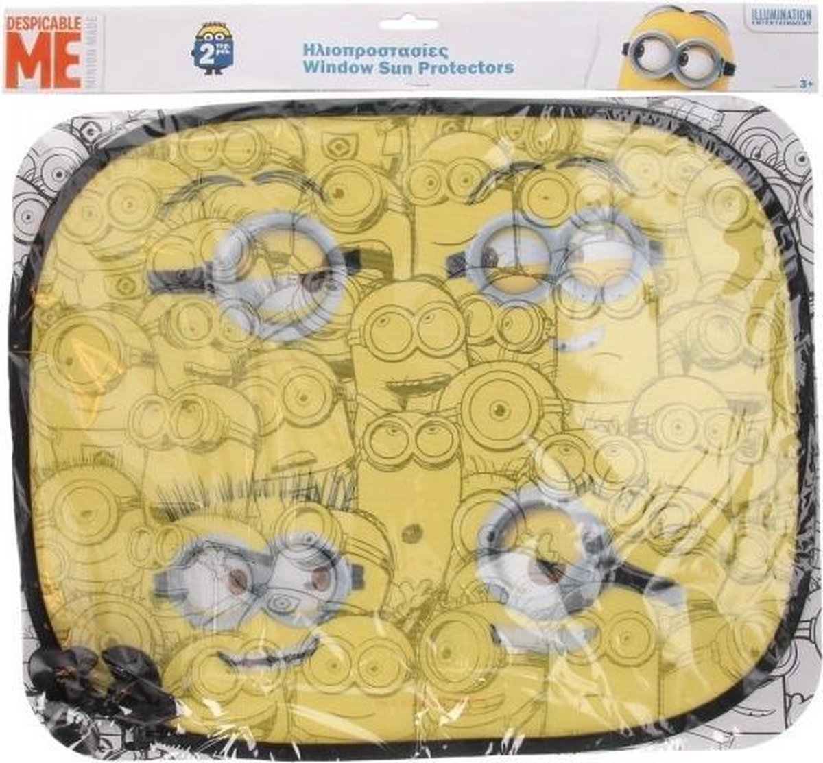 Universal Zonneschermen Minions 44 X 36 Cm 2 Stuks Geel