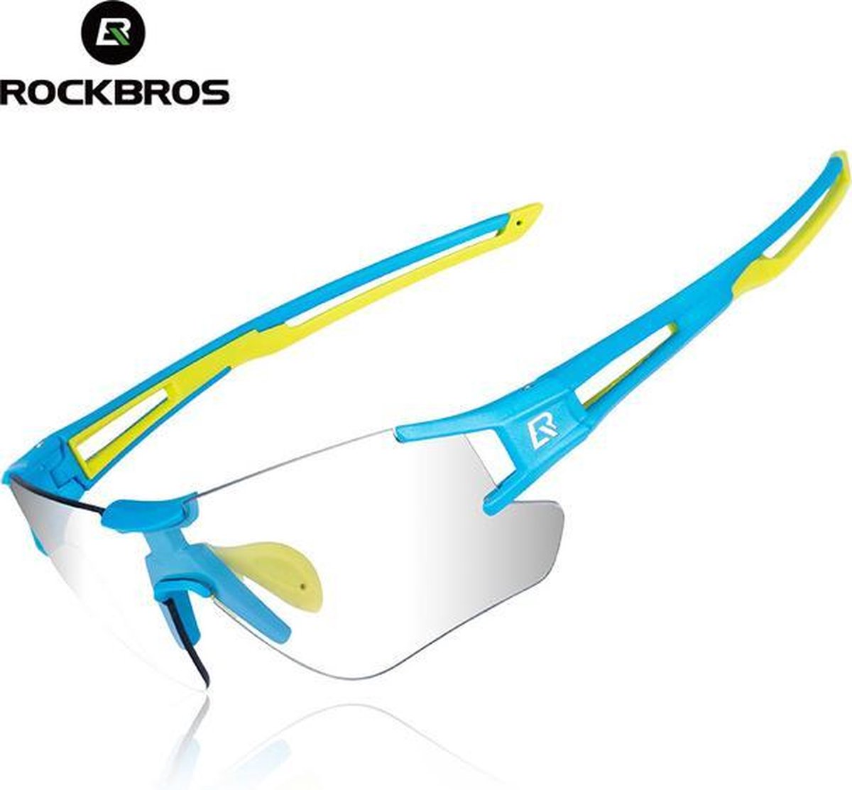 ROCKBROS Buitensporten Vissen Gepolariseerde zonnebril Fiets Fietsen Fotochrome bril met transparante lens/ROCKBROS Sports de plein air Pêche Lunettes de soleil polarisées Vélo Vélo Lunettes photochromiques avec lentille transparente