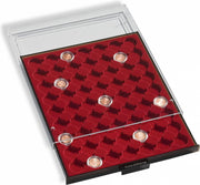 Muntenbox voor 2-euromunten in capsules