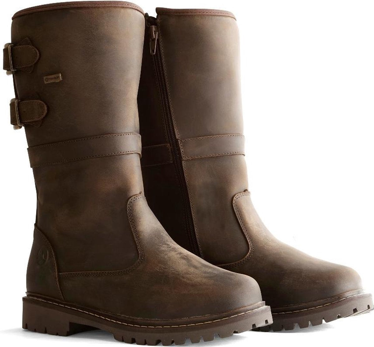 Travelin Holkestad Outdoorlaarzen Vrouwen - Donkerbruin - Maat 38