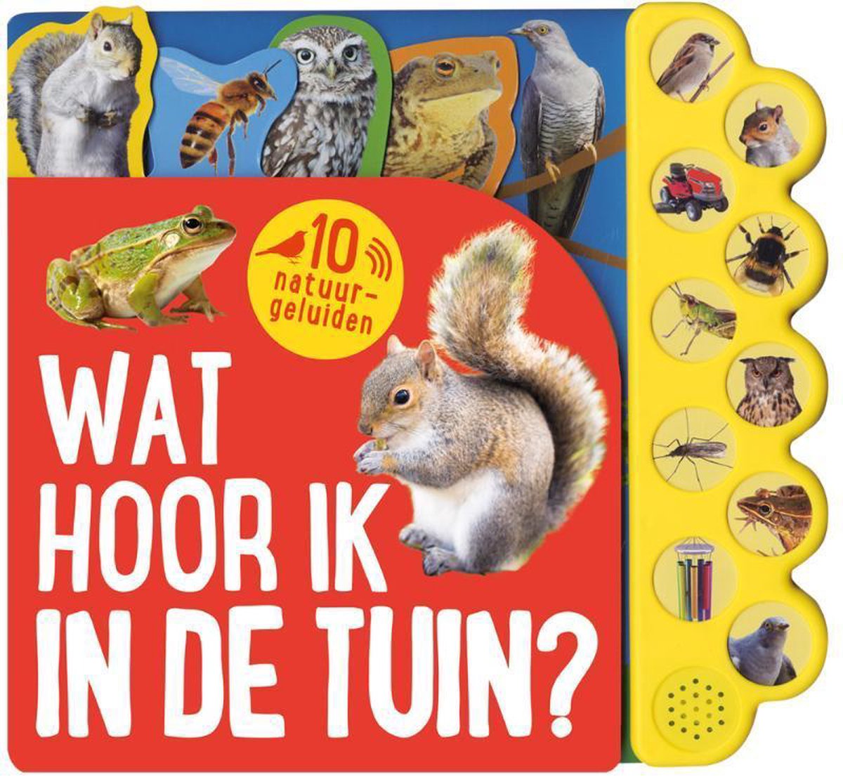 Kinderboeken Icob Prentenboek - Wat hoor ik in de tuin (geluidenboek)