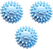 Doxie® Rubber Hondenspeelgoed Ballen – Kauwballen – Speelgoed Hond – Hondenspeelgoed – Kauwspeelgoed Hond – Met Stekels – Zonder Piep – ⌀ 6 cm – Set van 3 – Blauw