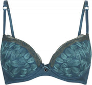 LingaDore - Forest - Push up bh - maat 75A - Blauw Groen