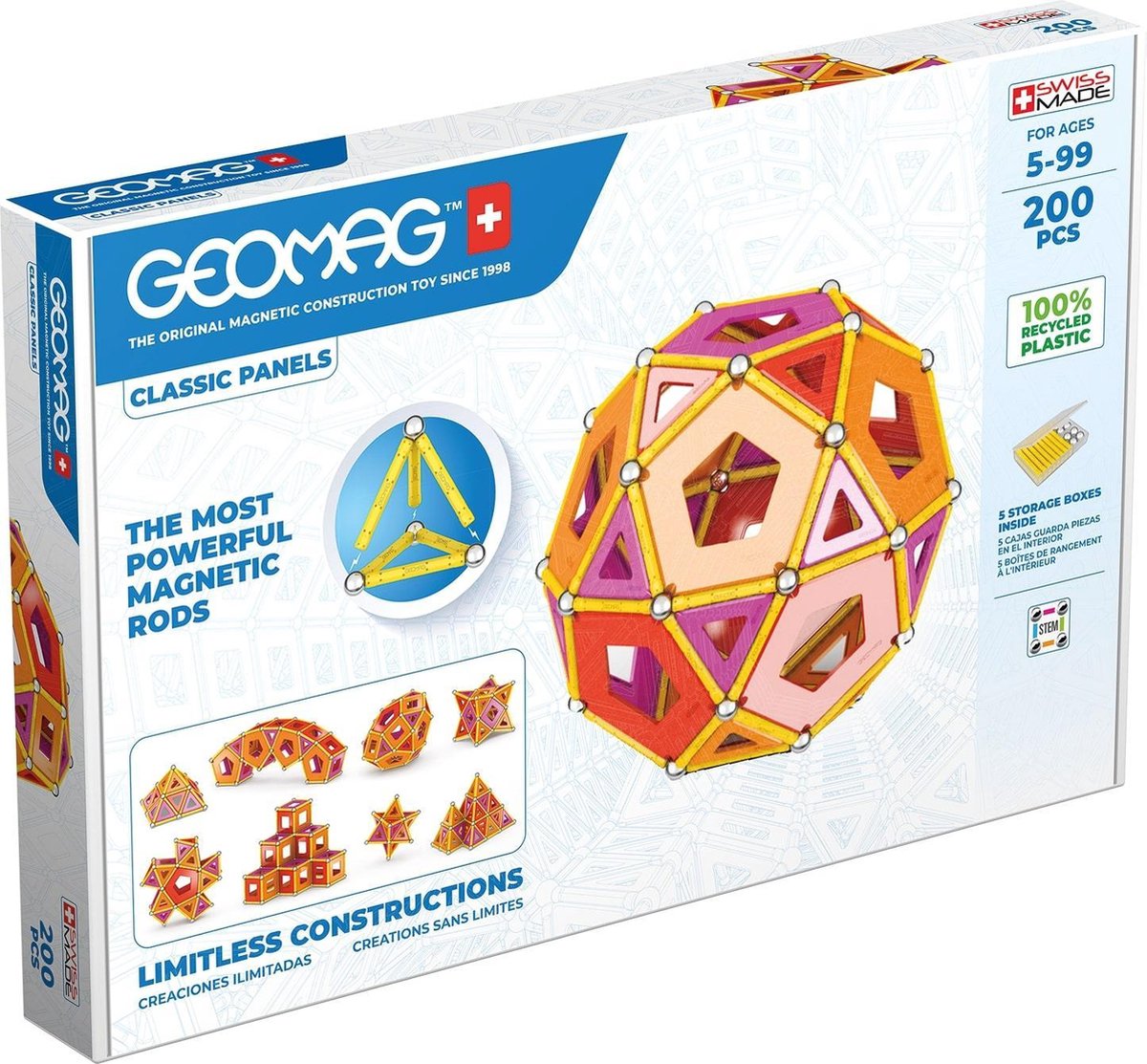 Geomag Classic Panels Green Line 200 delig