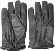 Classic unlined leren autohandschoenen zwart | maat M