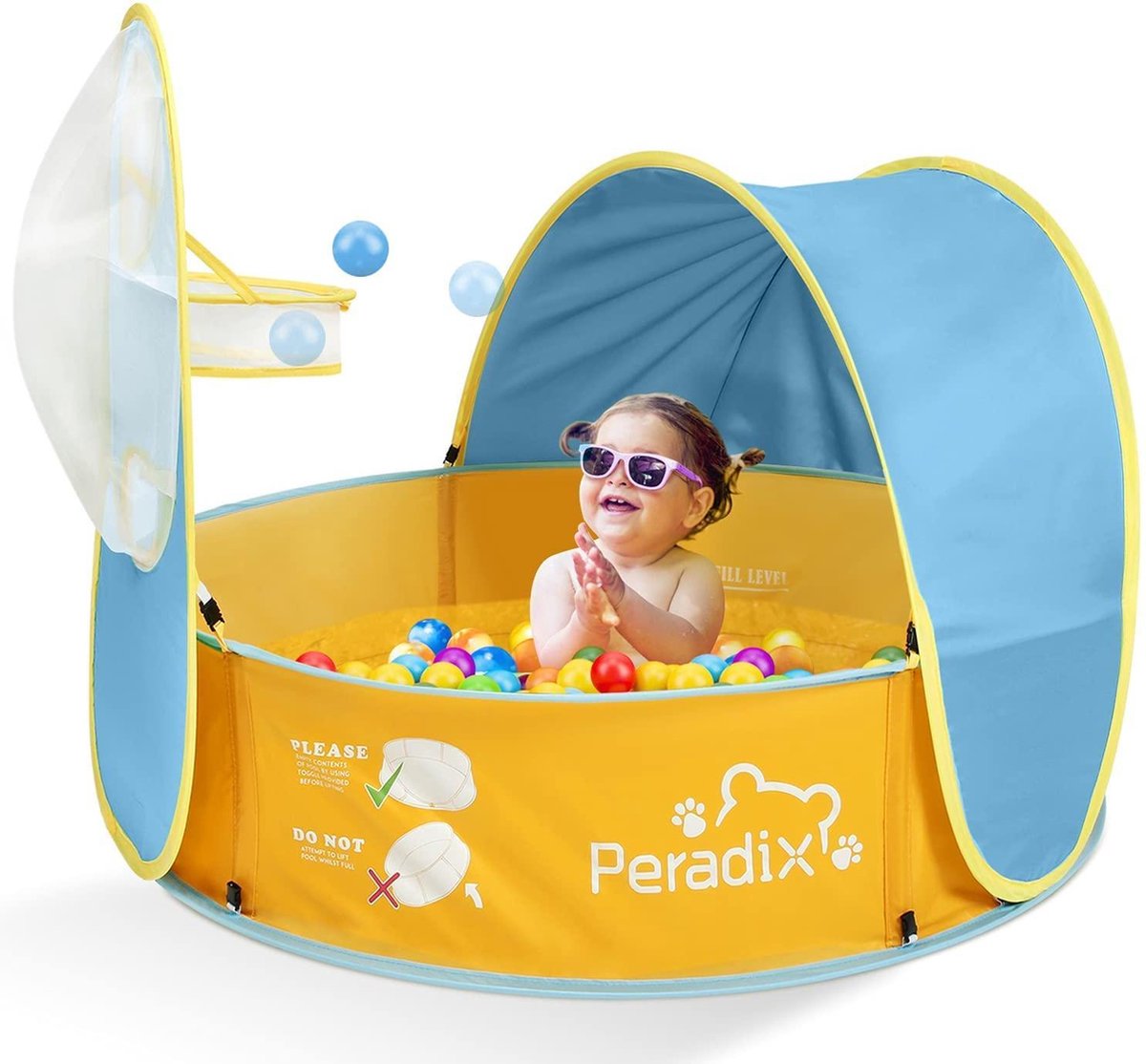 Baby Pop-Up Strandtent | Speel tent | Buiten Zwembad | Ballenbad | Waterdicht | UV Bestendige Tent Voor Kinderen