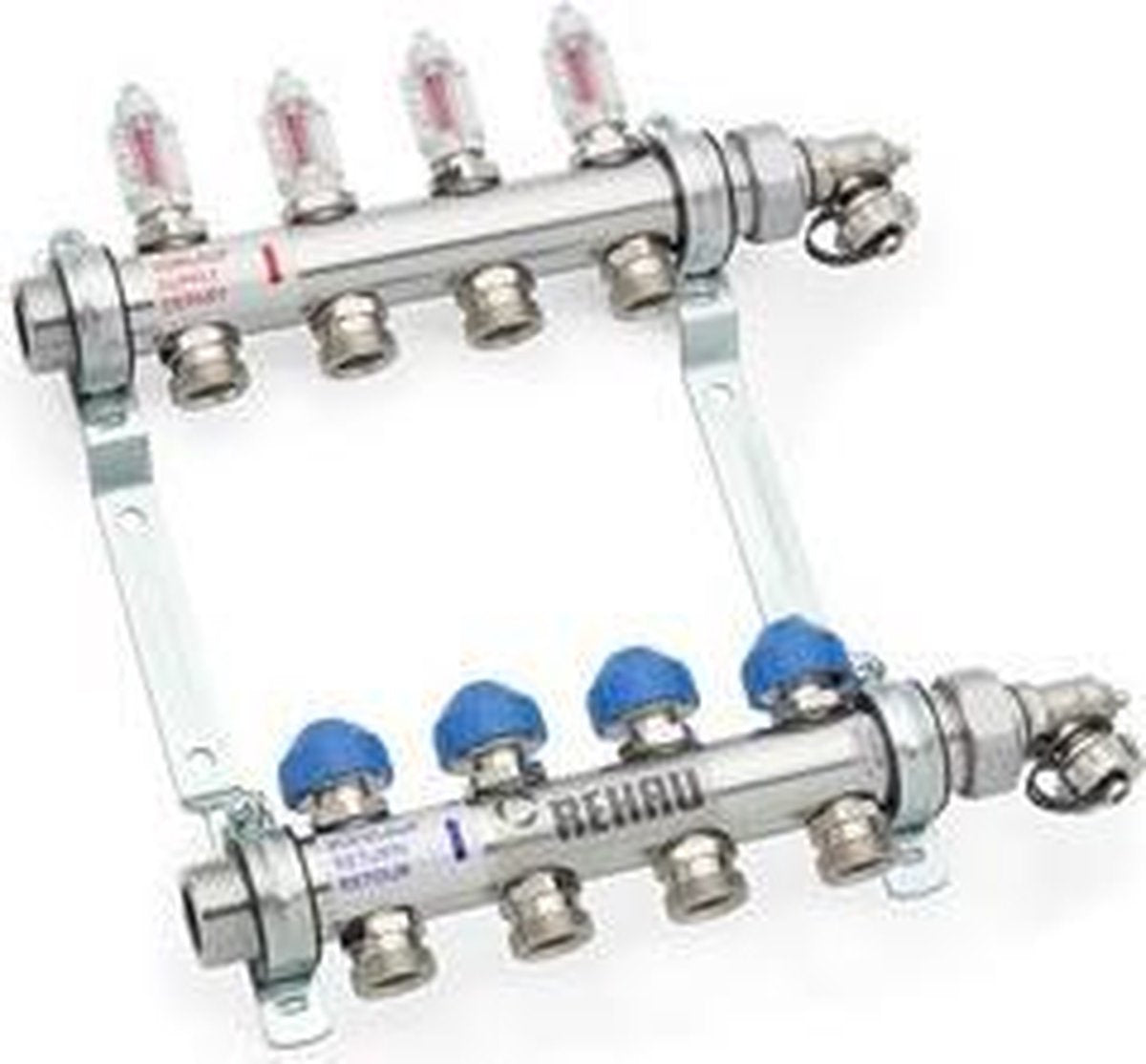 Rehau Rautherm HKV-D V2A easyflow verdeler RVS G1 11-groeps