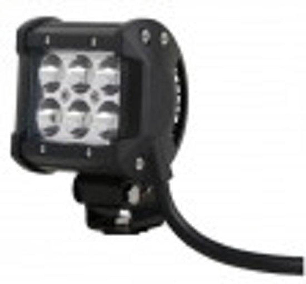 LED SPOT - 18W - 10cm - 4x4 offroad - 6 LED - WIT 6000K 12V/24V