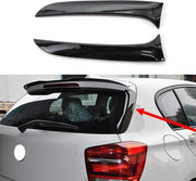 Bmw 1 Serie F20 F21 Achterraam Spoiler Wings Hoogglans Zwart Achterruit Canard M135 Look Styling