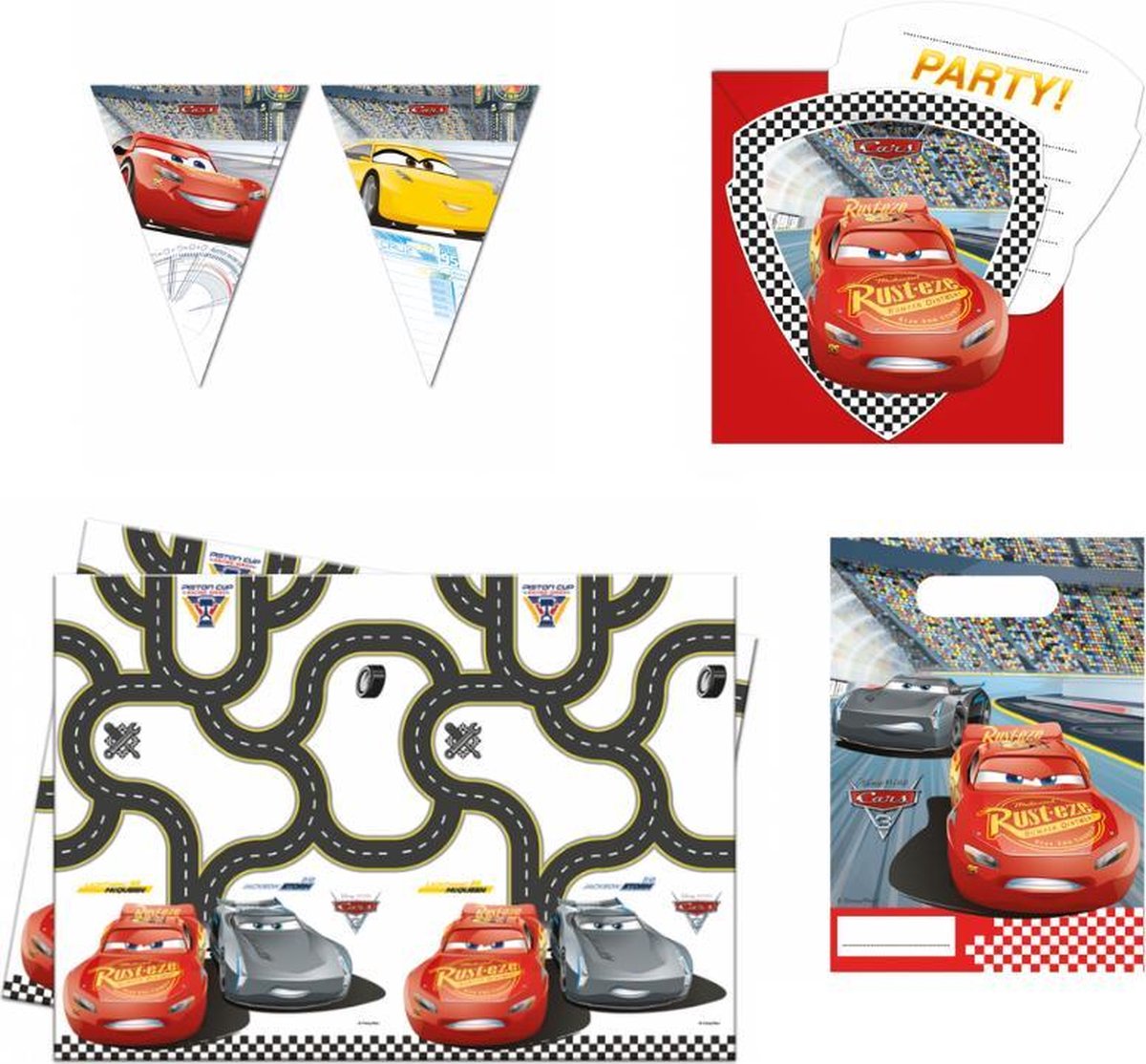 Cars 3 verjaardag versiering pakket small