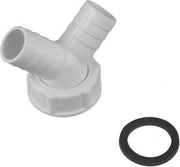 UNIVERSEEL - DUBBELE NIPPEL 1 1/2  + 2 X 20MM -
