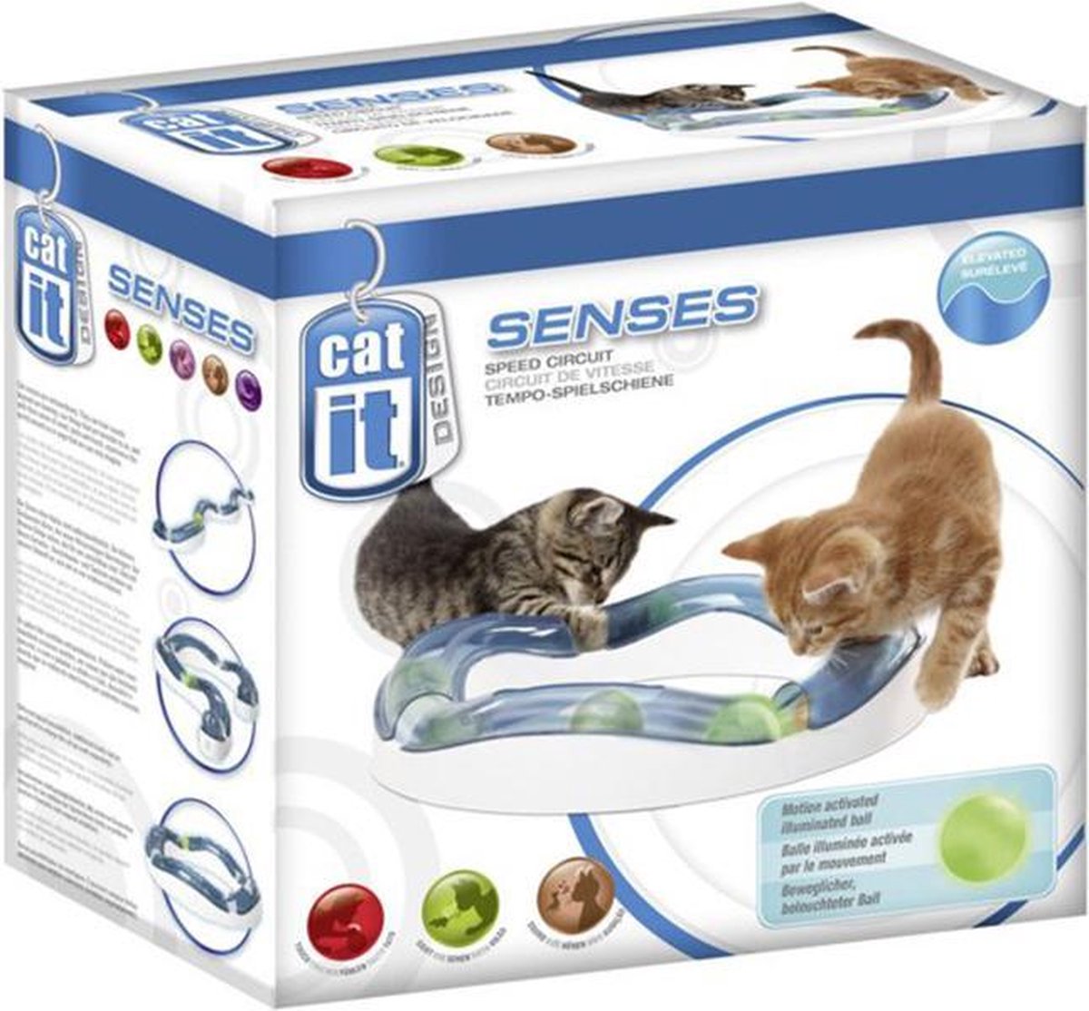 Cat it Senses kattenspeelgoed Speed Curcuit - Wit - 24 x 12