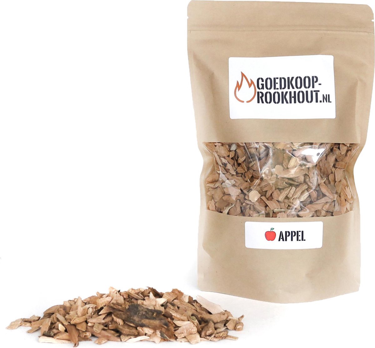 Appel rooksnippers - 300 gram (1 liter)