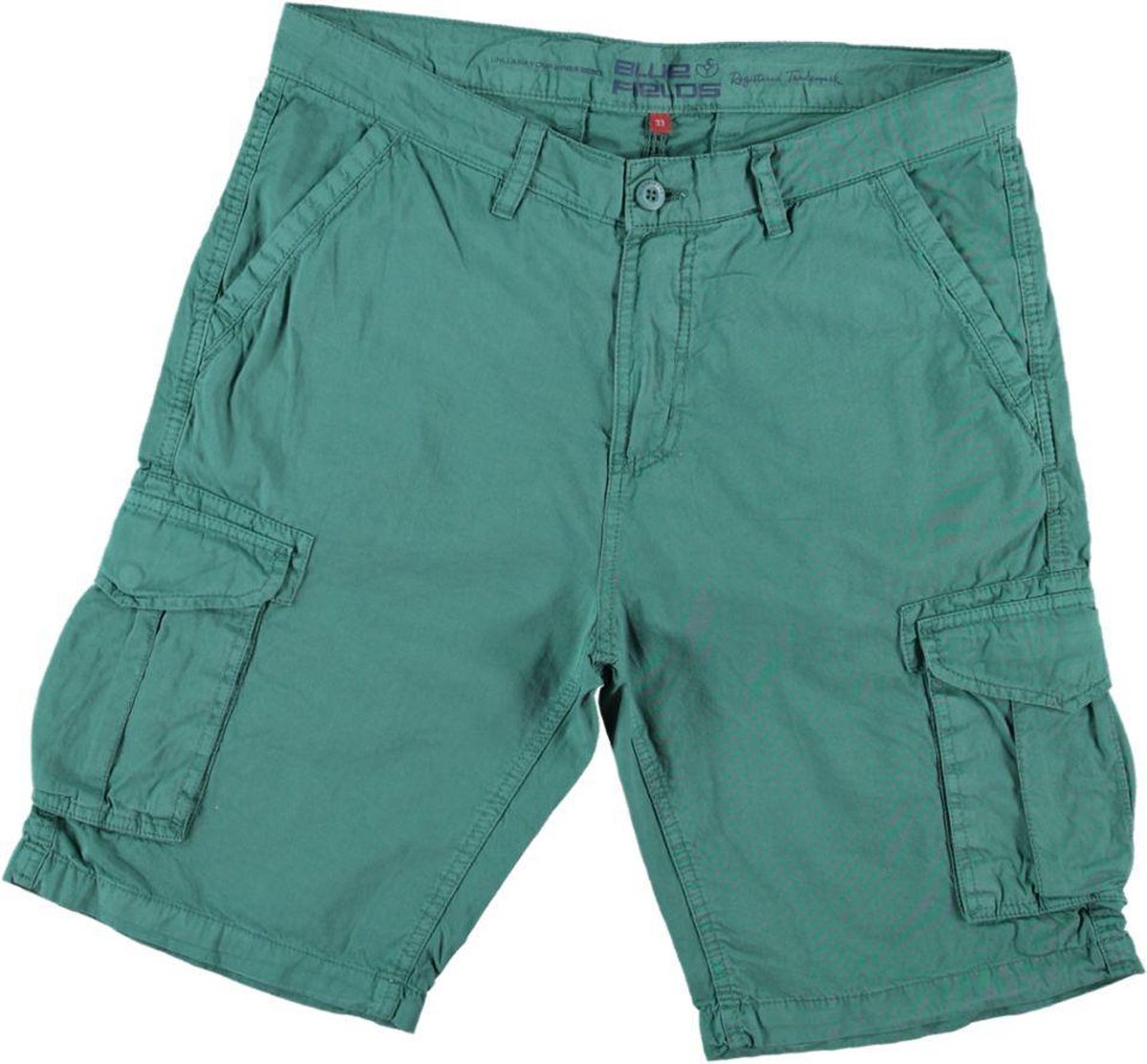 Bluefields groen short twill katoen - Maat W31