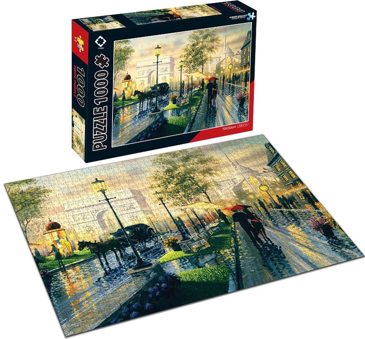 Puzzel Kunstwerken -  Parijs | Kunst puzzel voor volwassene | Kunst Puzzel Collectie | Puzzel 1000 | Puzzel - 1000 stukjes | Puzzel – Parijs