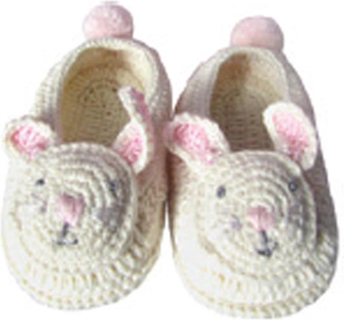Albetta-baby-slofjes-gehaakt-konijn-0-tot-6-maanden