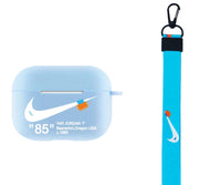 AirPods Pro Case Air Jordan 1 with cord blue - Airpods Pro hoesje - Airpod Pro case - Airpod Pro hoesje - Blauw - Nike
