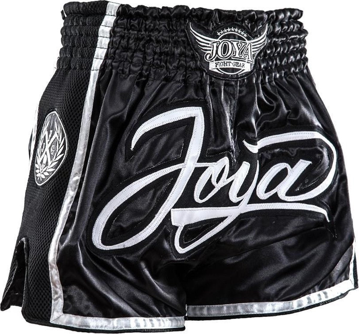 Joya Bangkok Kickboks Broekje Mesh - Zwart/Wit - S