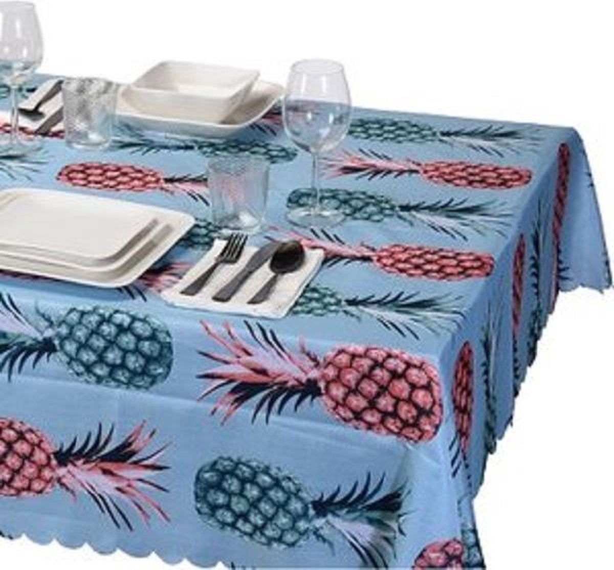 Tafelkleed linnen look ananas