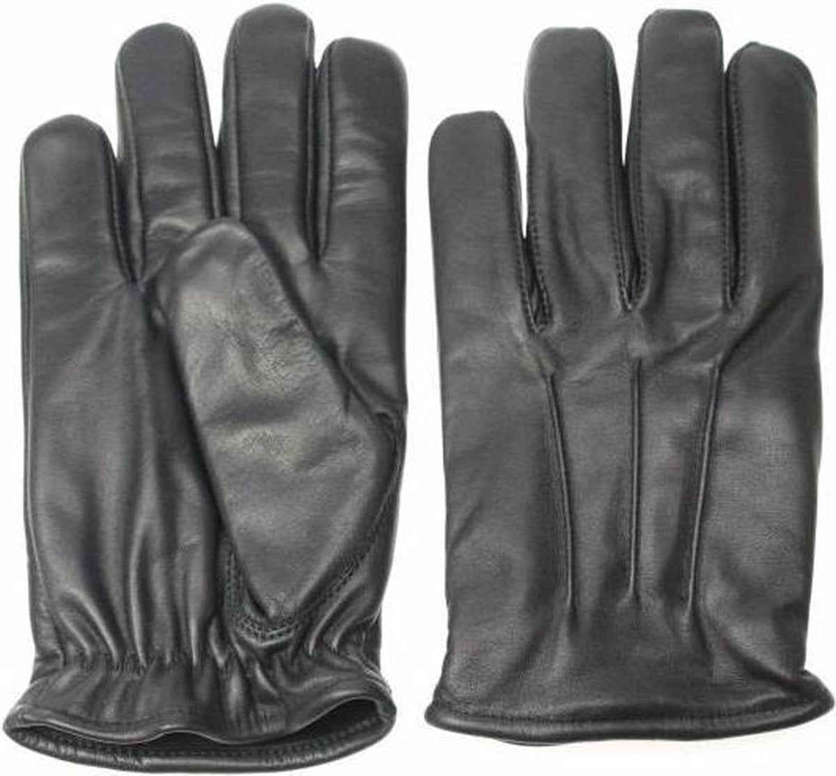Classic unlined leren handschoenen zwart | maat L