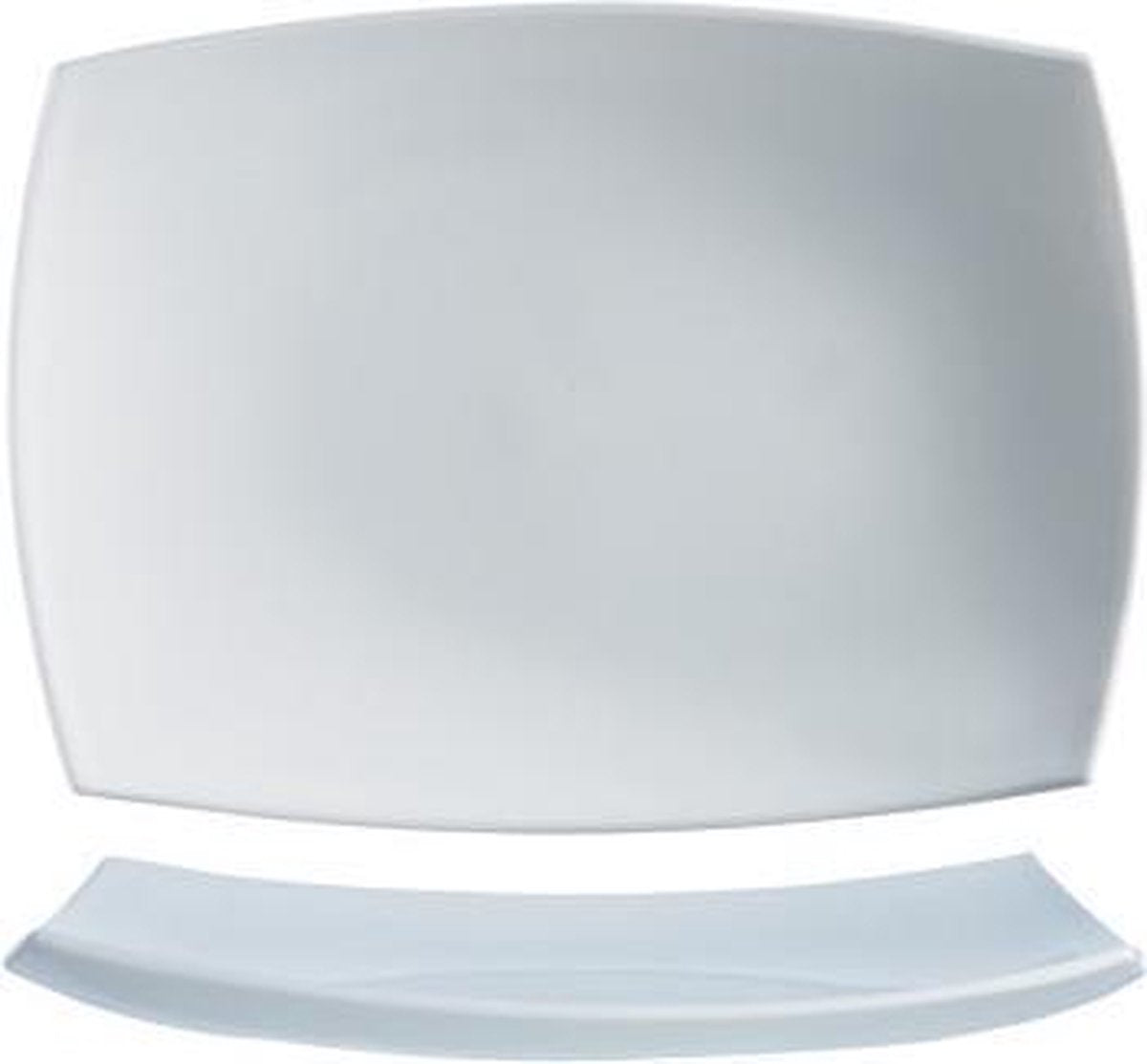 Delice Dinerbord - Plat - Wit - 35x26cm