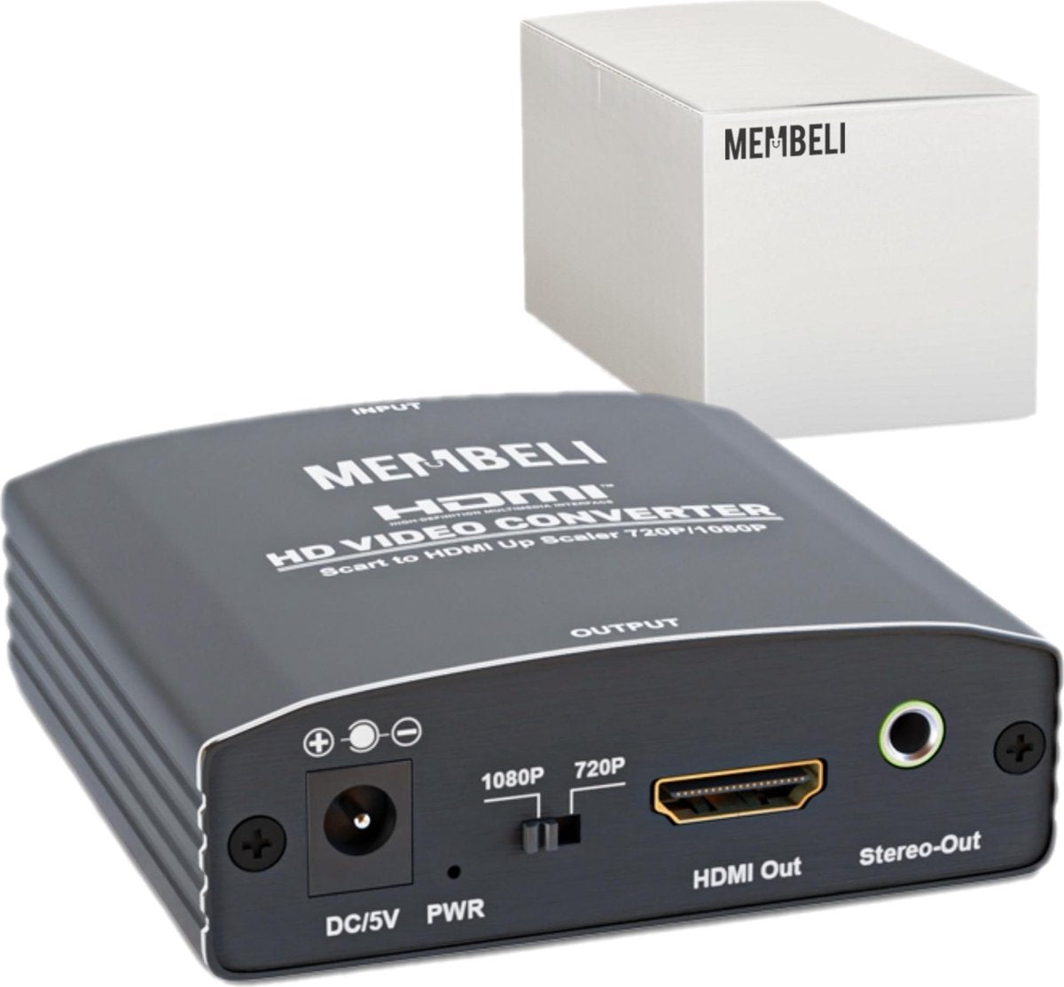 Scart naar HDMI converter + Audio Converter - Scart naar HDMI adapter / omvormer