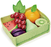 Mandje met fruit | Tender Leaf Toys