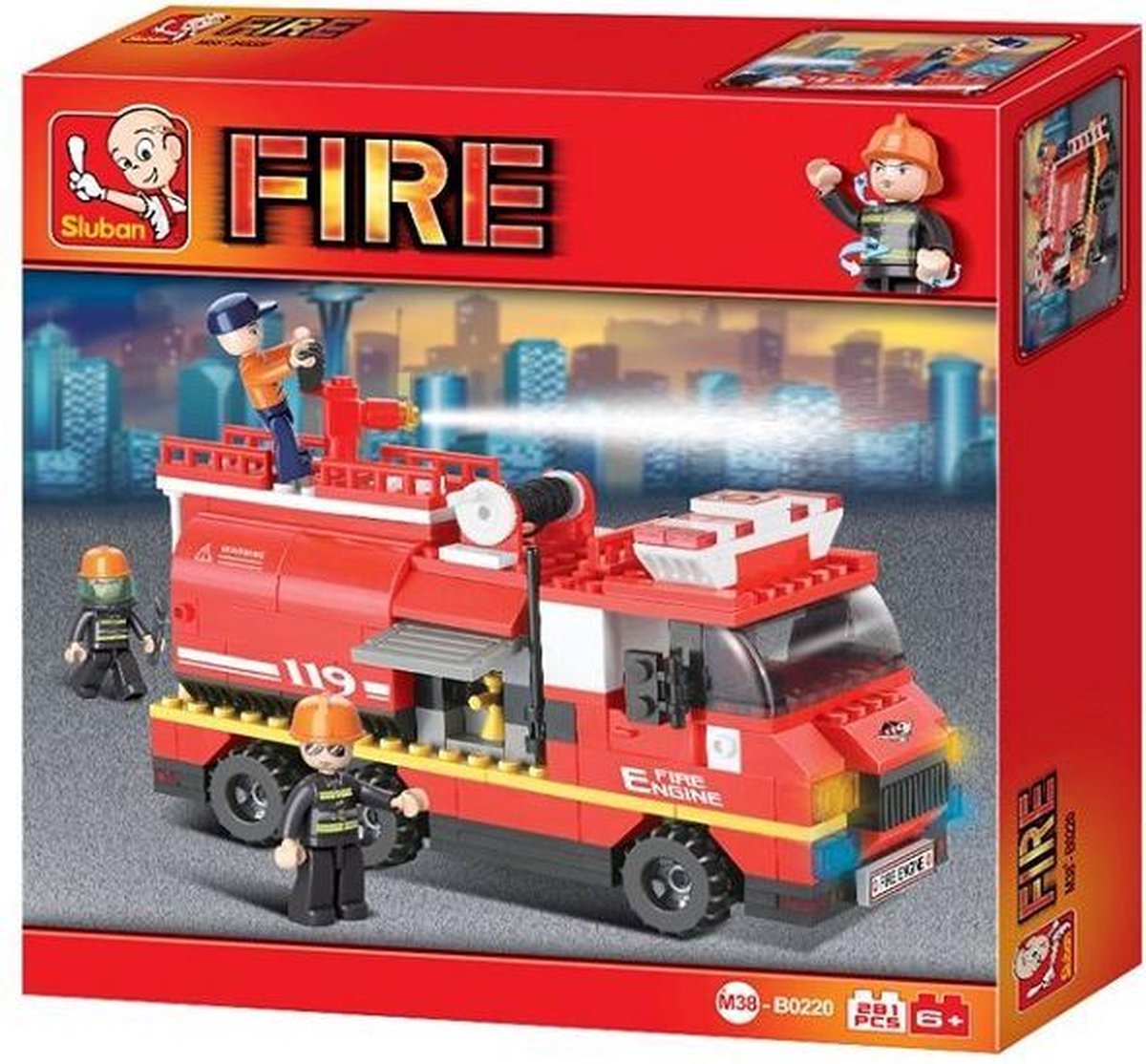 Grote brandweerwagen b0220