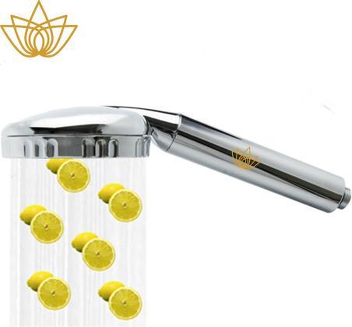 Aroma Sense Luxury Aroma Wellness Douchekop COMFORT - Aroma - Huidverzorging - Vitamine C - Bacteriefilter - Antikalk - Ionisatie - 40% Waterbesparing - Inclusief 1 geur cartridge (Lemon) Vitamine C
