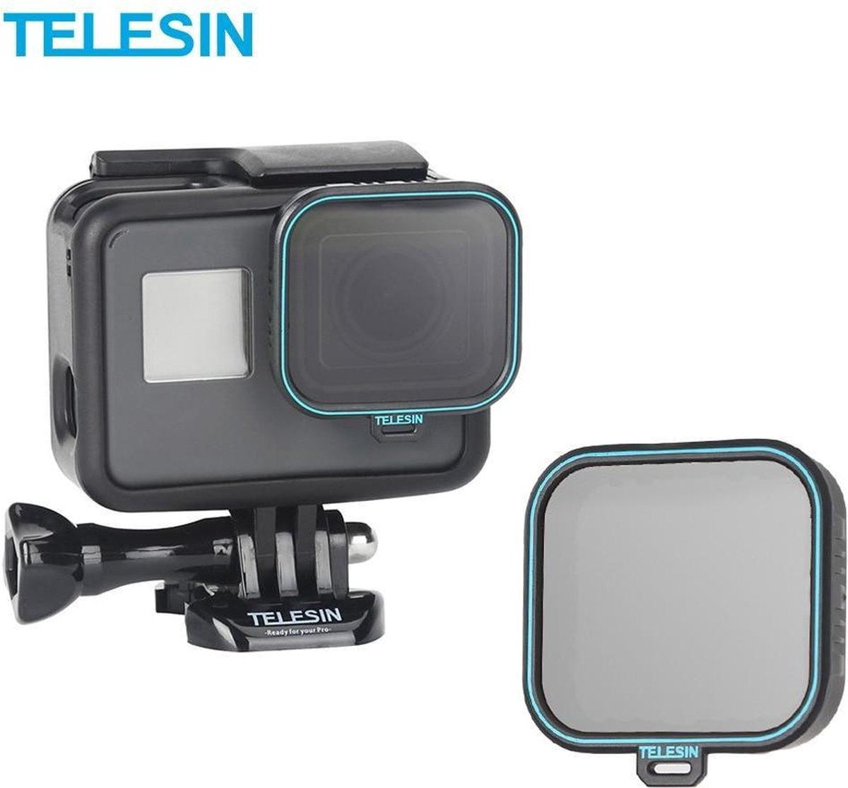 PRO SERIES Polarisatiefilter Circulaire Lens Filter Protector CPL voor GoPro Hero (2018) / 5 / 6 en 7 Black