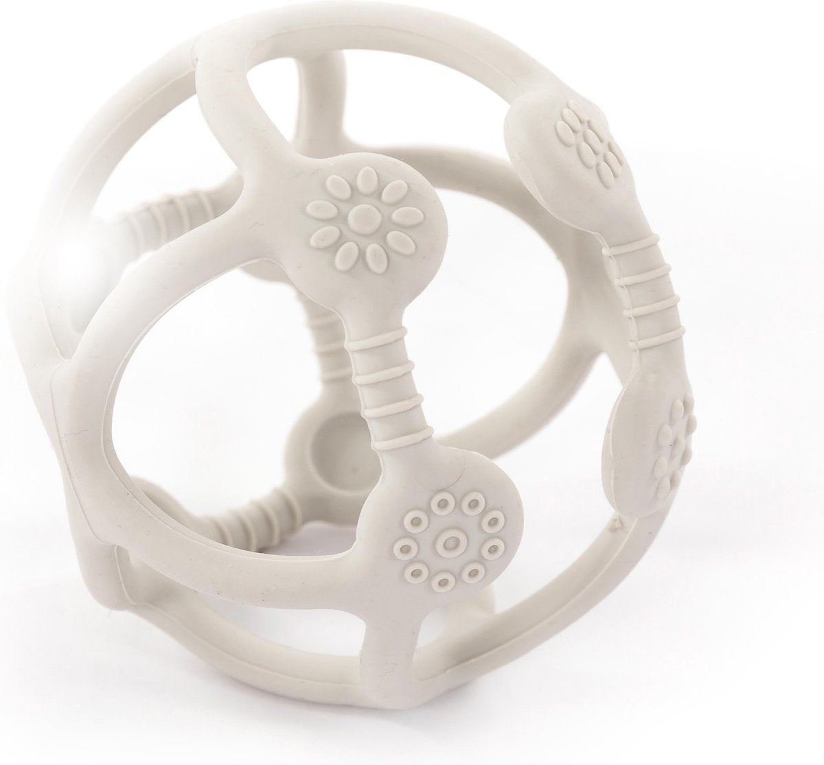Bo Jungle B-Ball Silicone bal - Grijpspeelgoed - Grey