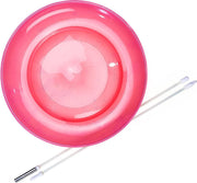Set Acrobat Soft Spinning Plate red + hand stick - Jongleerbord
