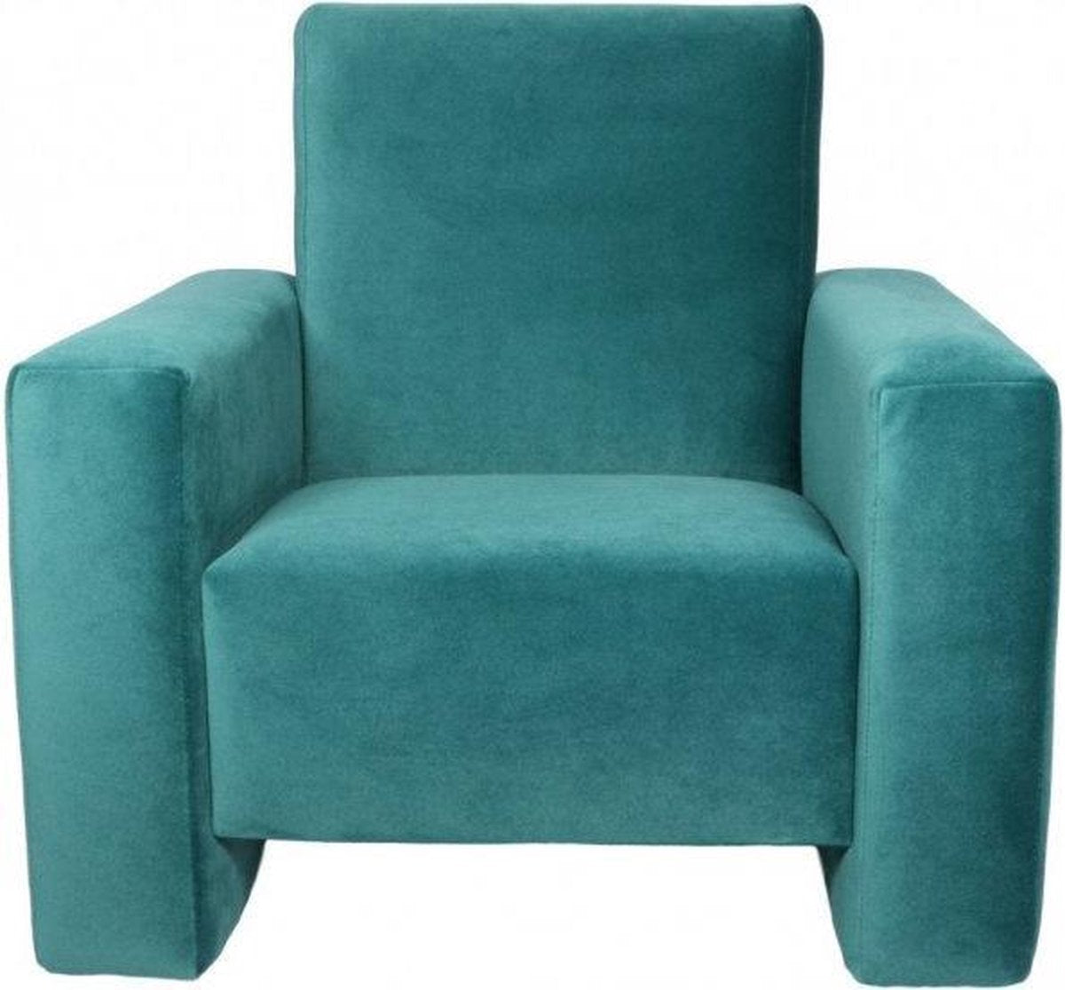 Ding Kiderfauteuil Jamie Velvet Blauw