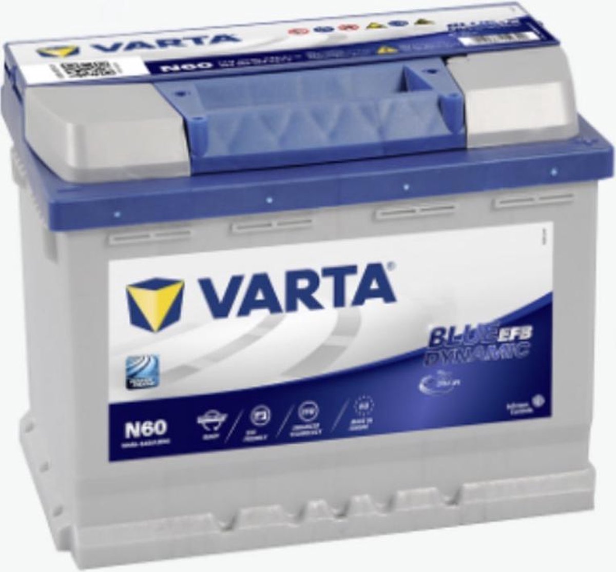 Varta Start-Stop Blue Dynamic EFB 560500064 N60 12V 60 Ah 640A/EN Start Accu 4250889655167