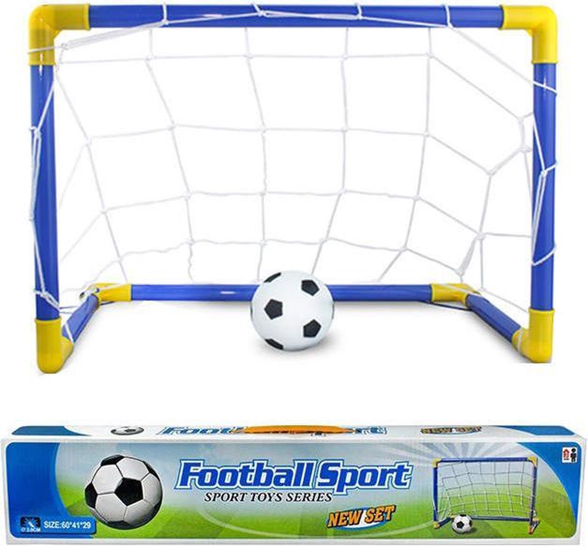 7 Delige mini voetbalset voor kinderen  - Voetbaldoel - Voetbalgoal - Voetbaldoelen -  goal - voetbalnet / verjaardagscadeau kinderen