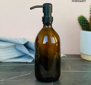 DIY handzeep met zeeppomp  goed voor 2 liter handzeep Zwart [meerdere kleuren]