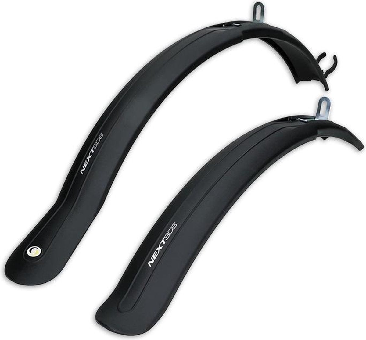 Simpla Spatbordset Next Short 26-28 Inch Zwart